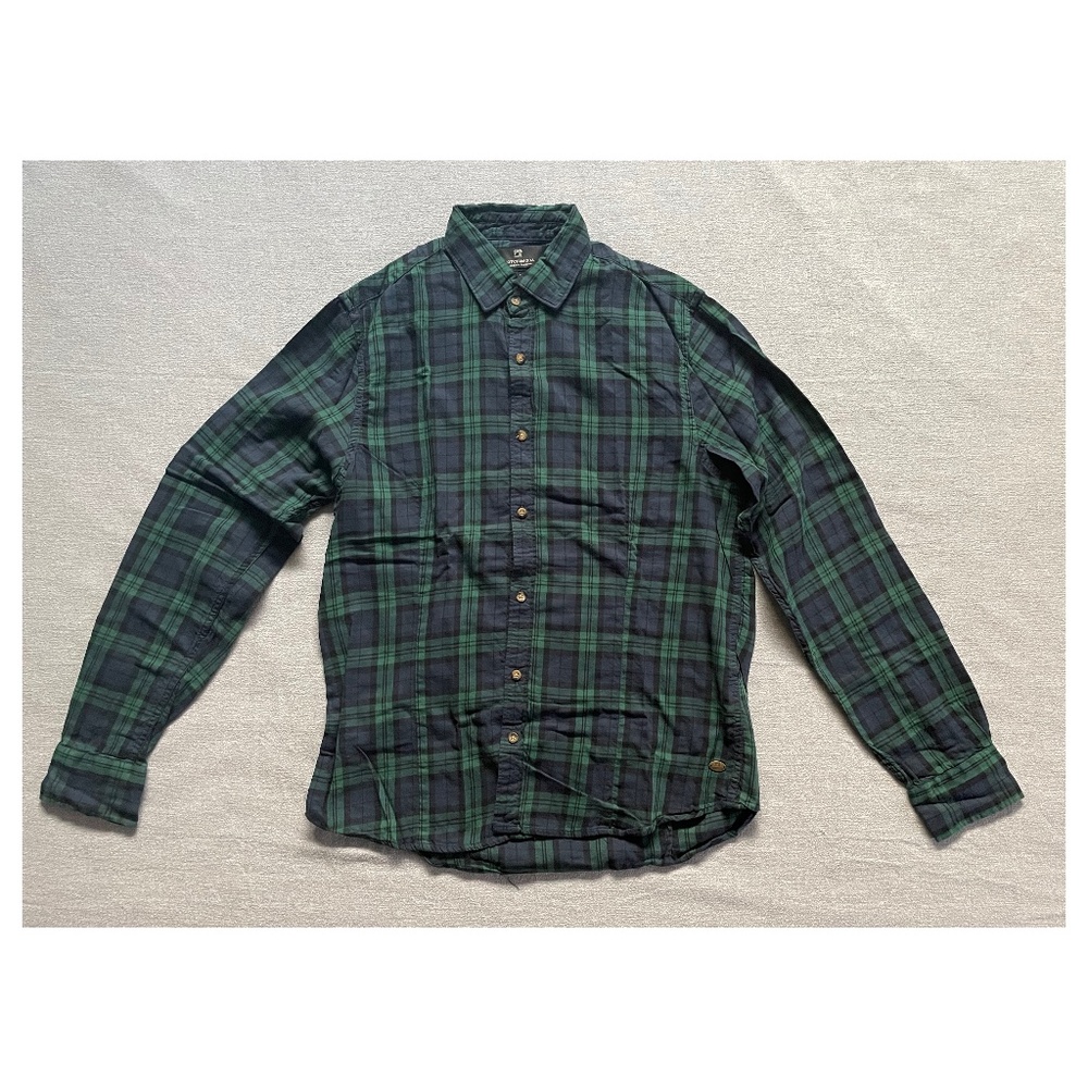 Men's Scotch & Soda Blackwatch Casual Button-Up Shirt, size Large